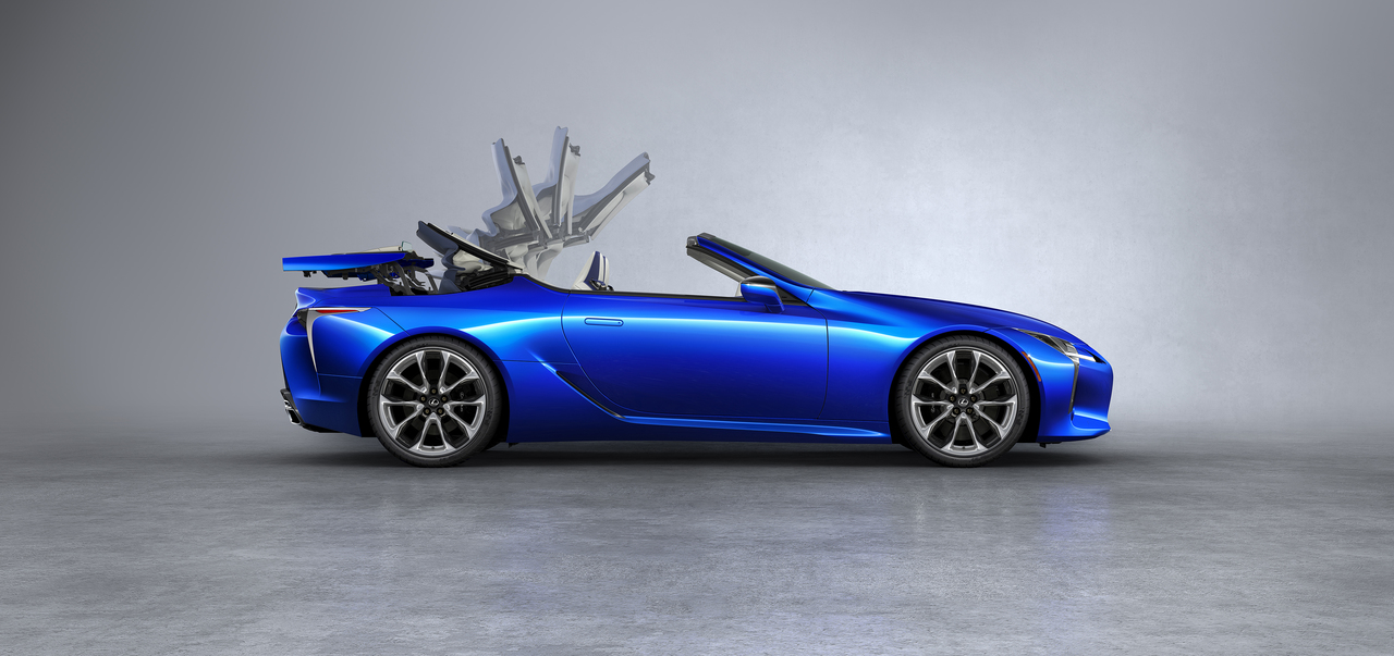 Lexus News: Der Weg zum perfekten Verdeck – Lexus LC Cabriolet öffnet auf Knopfdruck!