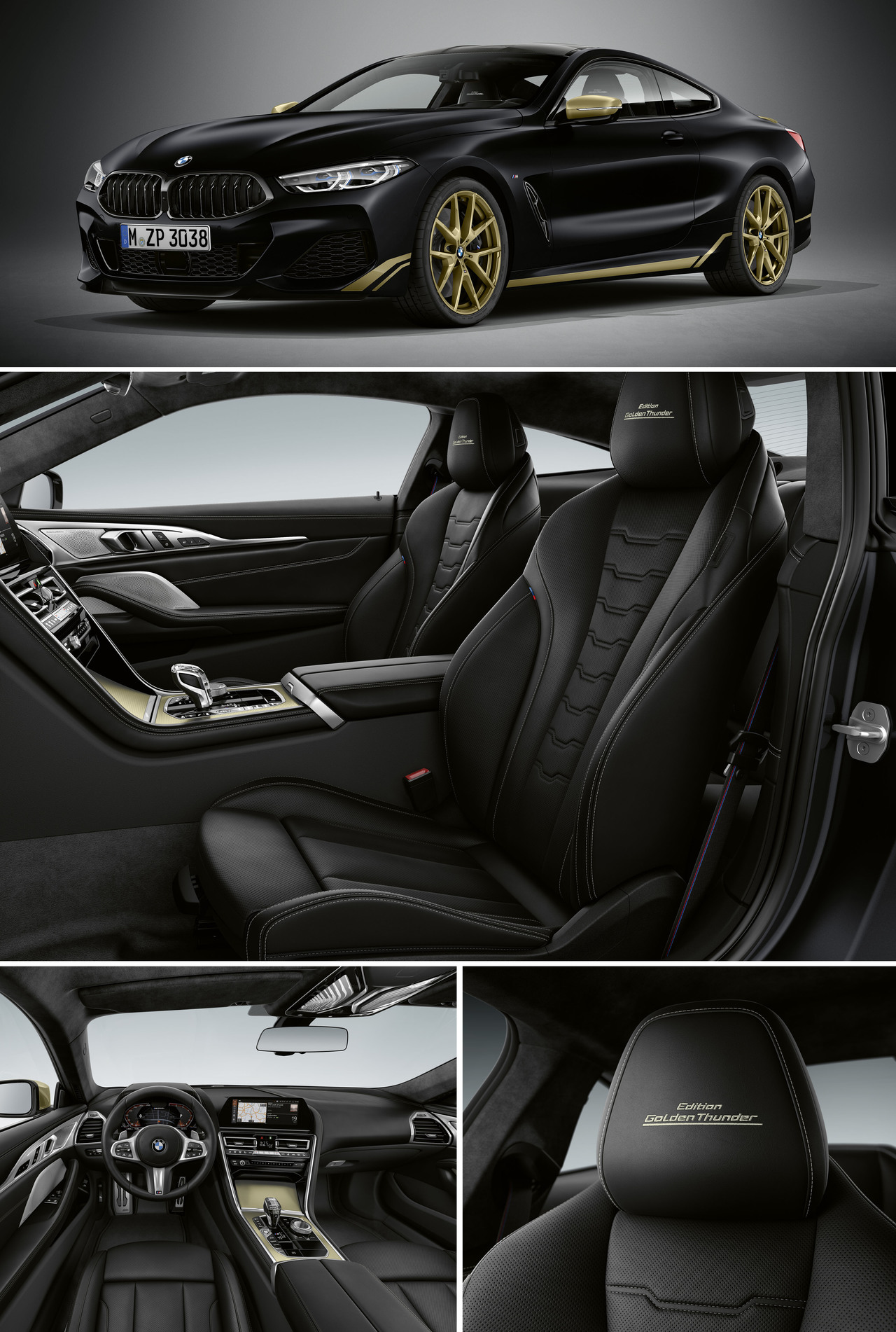 BMW News: Dynamische Extravaganz: Die BMW 8er Edition Golden Thunder.