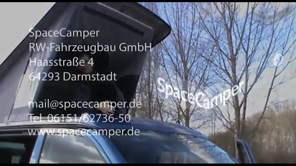 SpaceCamper - Aufstelldach mit Panoramafunktion