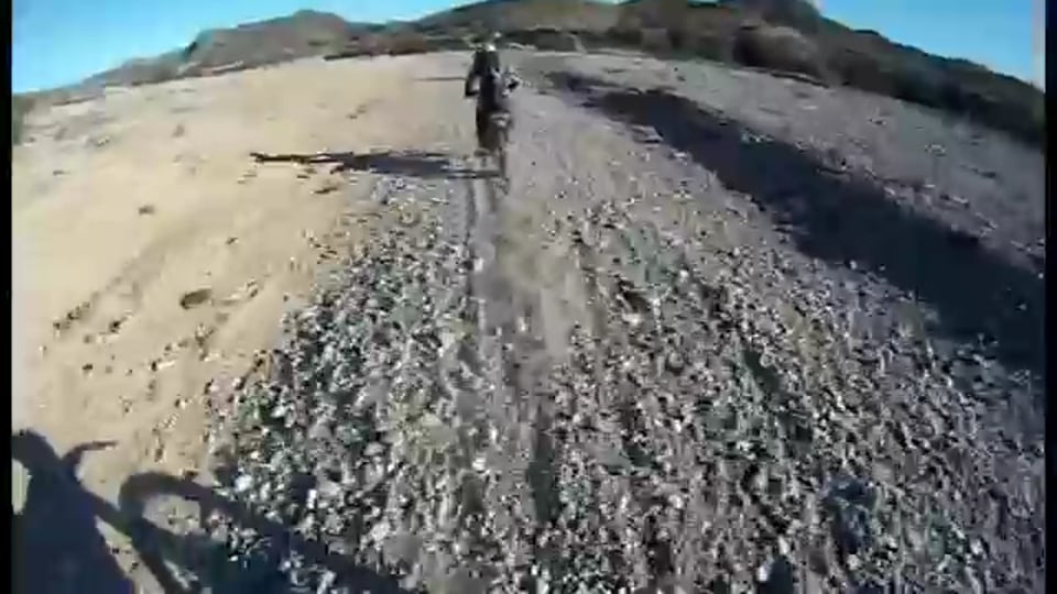 Winterflucht Almeria Offroad auf dem Motorrad