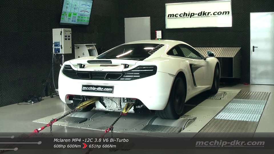 mcchip-dkr Leistungssteigerung / Chiptuning McLaren Mp4 12C 3.8 V6 Bi-Turbo 