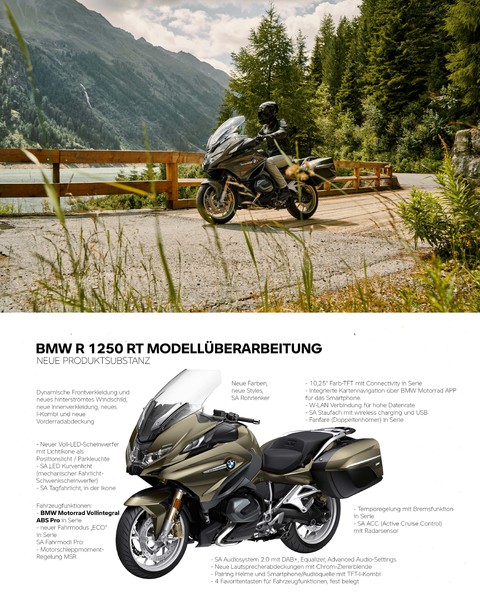 BMW Motorrad News: Die neue BMW R 1250 RT.