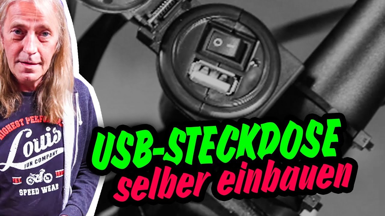 USB-/12 Volt-Steckdose am Motorrad montieren, HOW TO