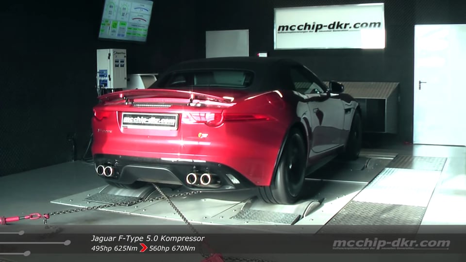 mcchip-dkr Leistungssteigerung / Chiptuning Jaguar F-Type 5.0 Kompressor