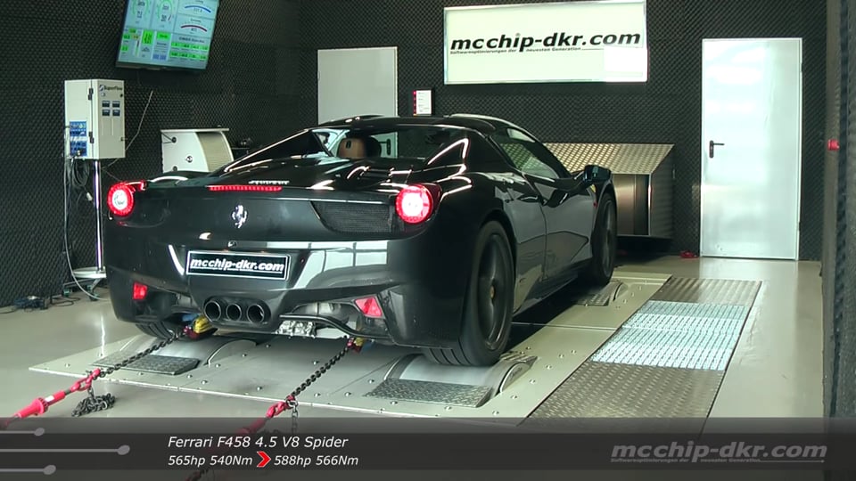 mcchip-dkr Leistungssteigerung / Chiptuning Ferrari F458 4.5 V8 Spider