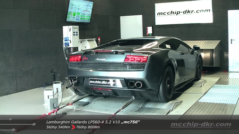mcchip-dkr Kompressorumbau Lamborghini Gallardo LP560-4 5.2 V10 „mc750“