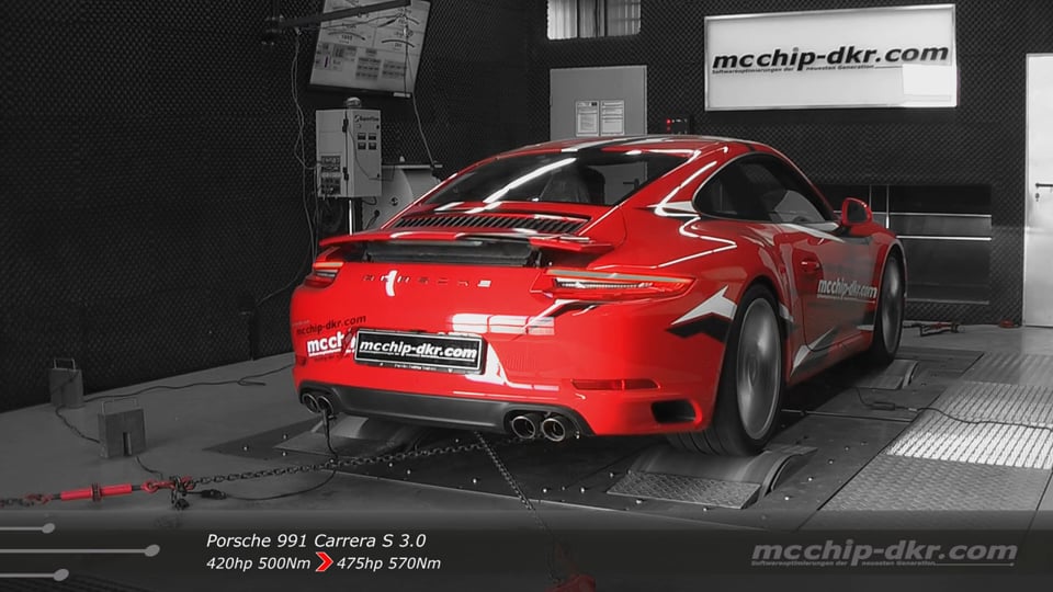 Leistungssteigerung Porsche 991 Carrera S 3.0