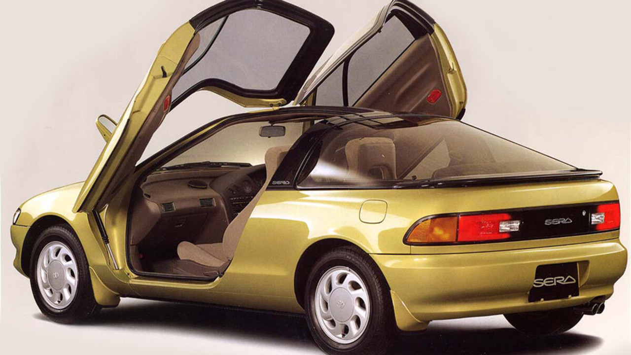 Toyota Sera feiert 30-jähriges Jubiläum: Futurismus in spektakuläre Form gebracht.