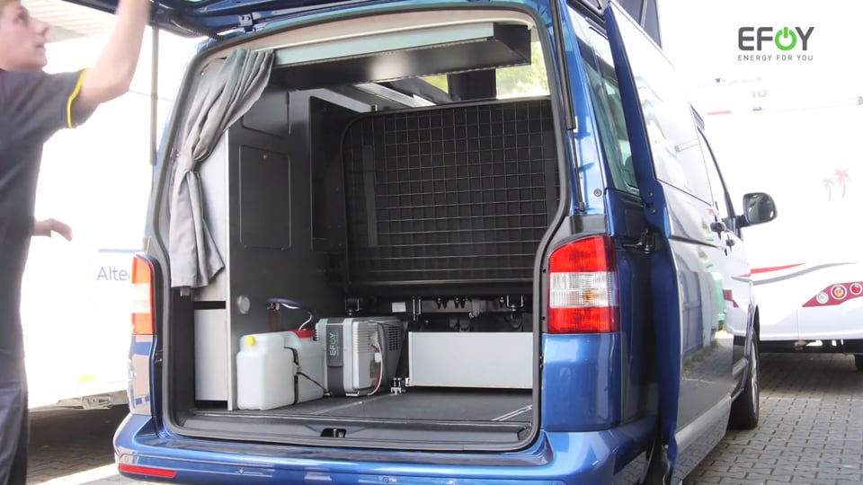 Brennstoffzelle Efoy - Einbau in ein Reimo Campingbus VW T 5