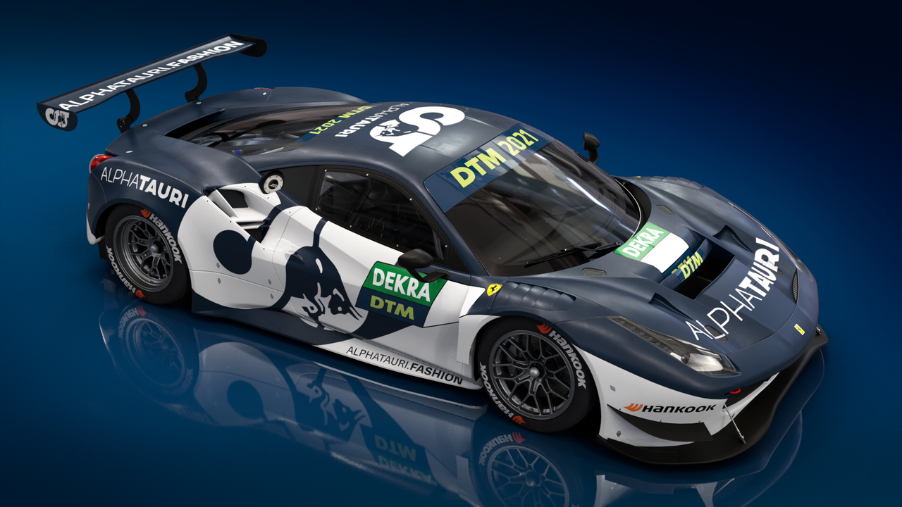 Red Bull feiert DTM-Comeback mit AF Corse.
