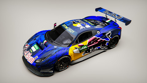Red Bull feiert DTM-Comeback mit AF Corse.