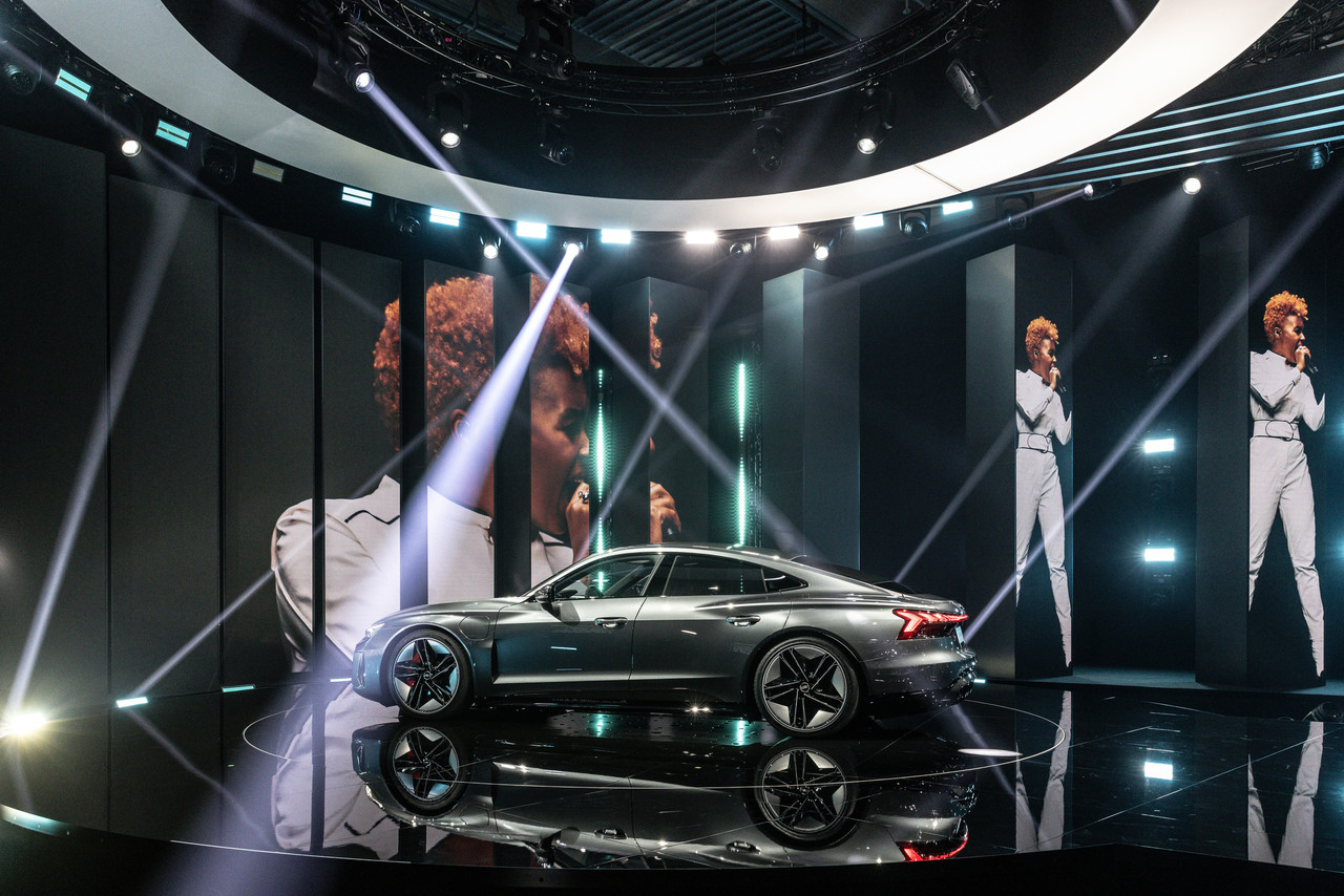 Dynamisch und hochkarätig: die Online-Weltpremiere des Audi e-tron GT