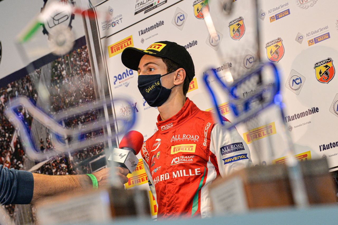 Italienische F4-Meisterschaft Powered by Abarth: Gabriele Minì, der amtierende Meister, vom Abarth A112 seines Vaters zum Traum von der Formel 1