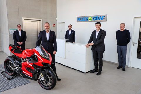 Ducati präsentiert neuen Partner am Standort Fürth.