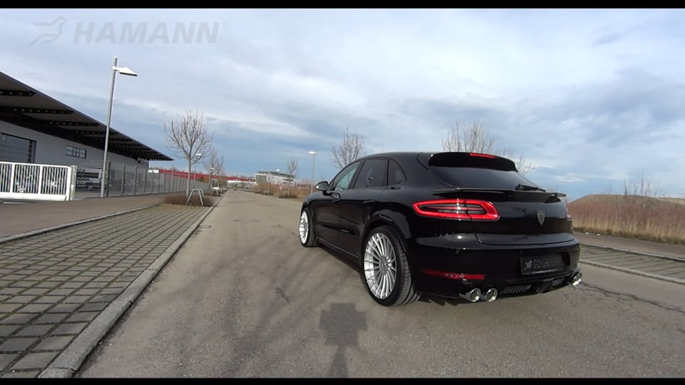 HAMANN Porsche Macan Turbo Exhaust Systems - First Testdrive - 