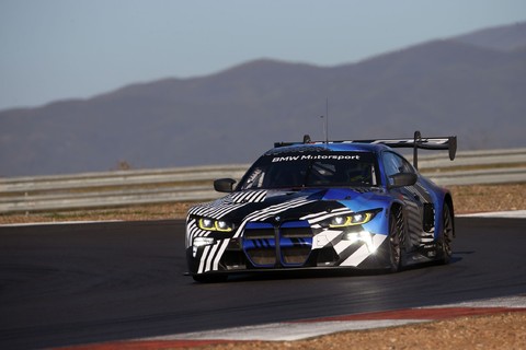 Testbetrieb auf Hochtouren: BMW M4 GT3 hat bereits mehr als 12.000 Kilometer absolviert.