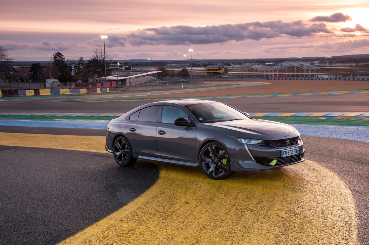 Die Fahrer für die Langstrecken-Weltmeisterschaft FIA World Endurance Championship (WEC) hinter dem Steuer des PEUGEOT 508 SPORT ENGINEERED (PSE).