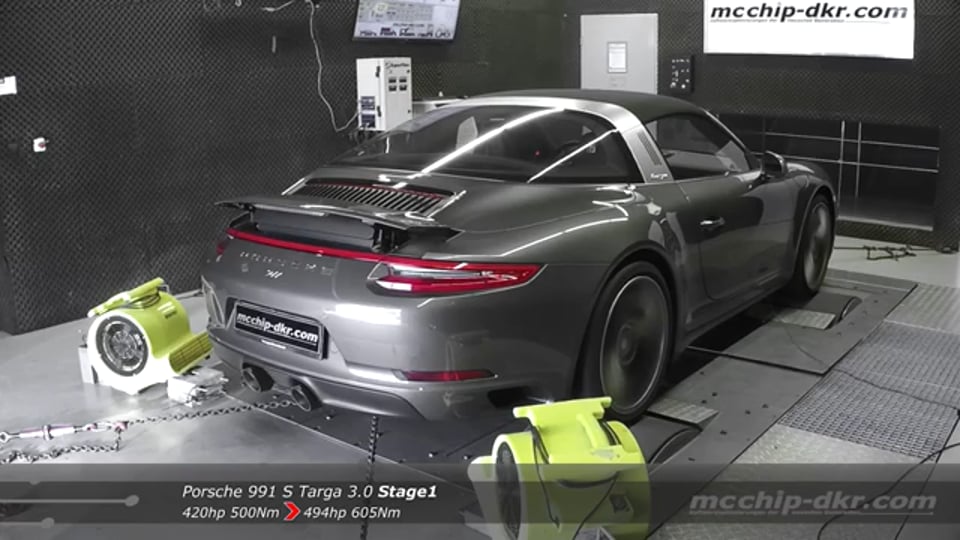 mcchip-dkr Leistungssteigerung / Chiptuning Porsche 991 S Targa 3.0 Stage 1