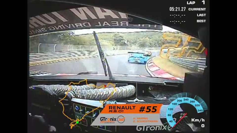 GTronix360 Renault R.S. 01 GT3 Startrunde VLN 4 2017