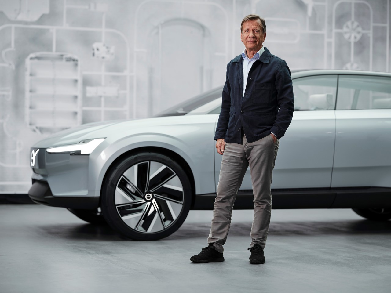 Blick in die vollelektrische Zukunft: das Volvo Concept Recharge
