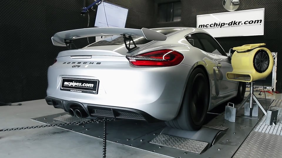 mcpipes Porsche Cayman 981 GT4 Fächerkrümmer Katlos / Manifolds catless