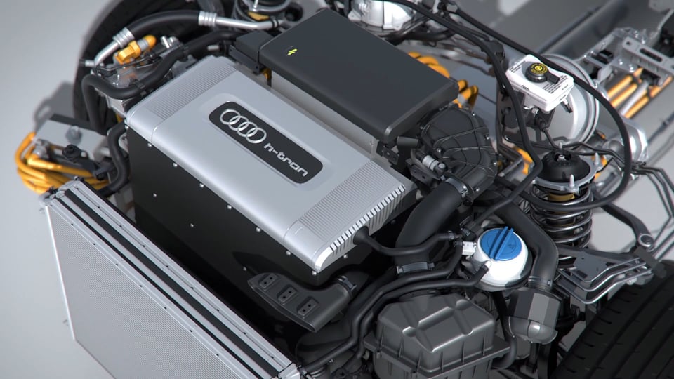 Audi – alternative Antriebe: Der Audi A7 Sportback h-tron quattro - Animation  | selected by motomovie