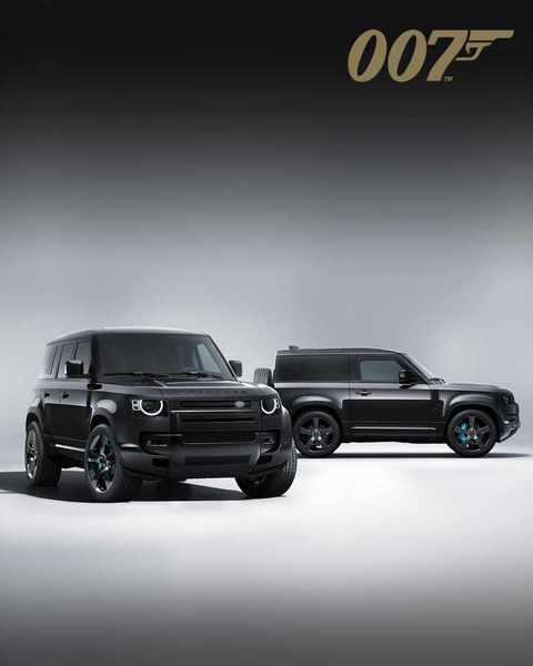 Neuer 007-Kinohit "Keine Zeit zu sterben" liefert die Inspiration zum exklusiven Sondermodell Land Rover Defender V8 Bond Edition.