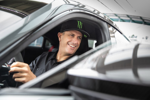 Welcome! Audi elektrifiziert US-Star Ken Block .