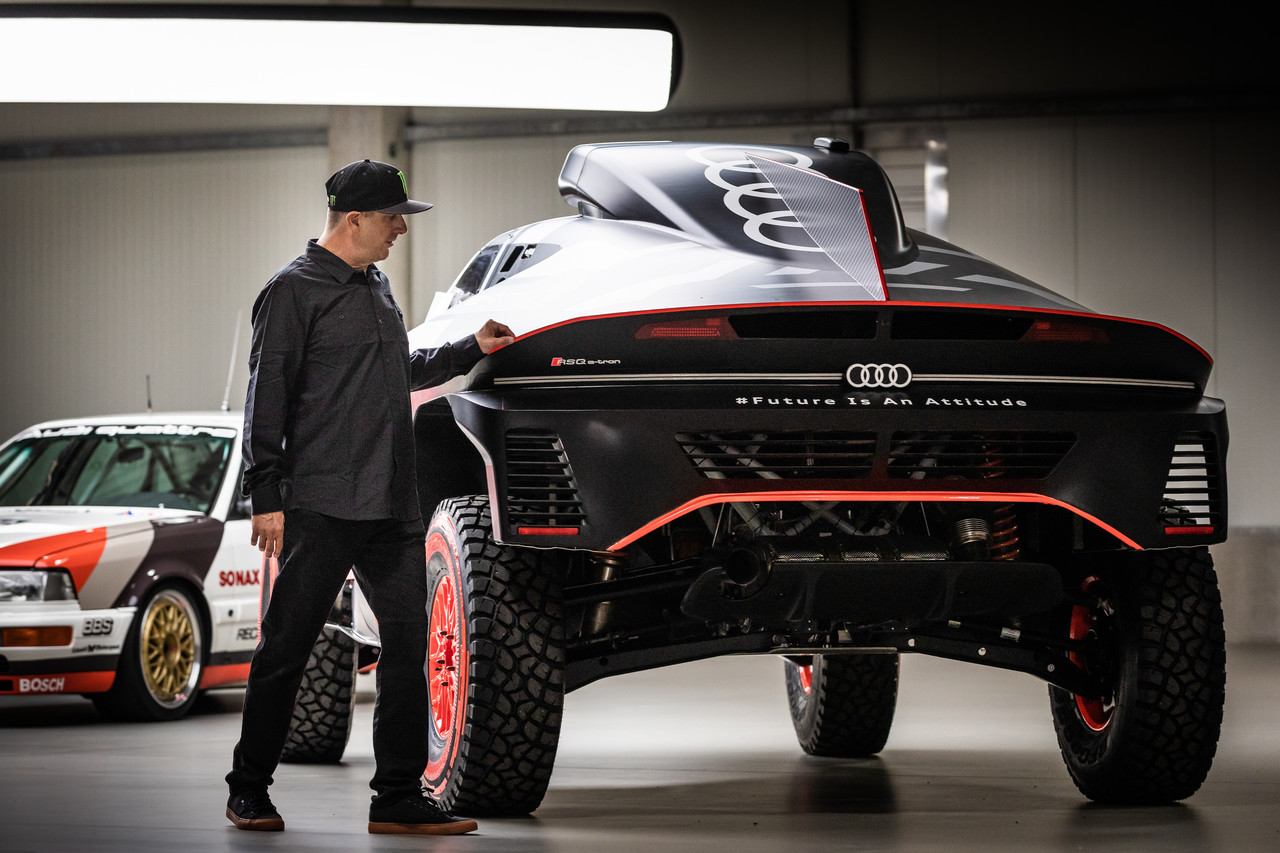 Welcome! Audi elektrifiziert US-Star Ken Block .