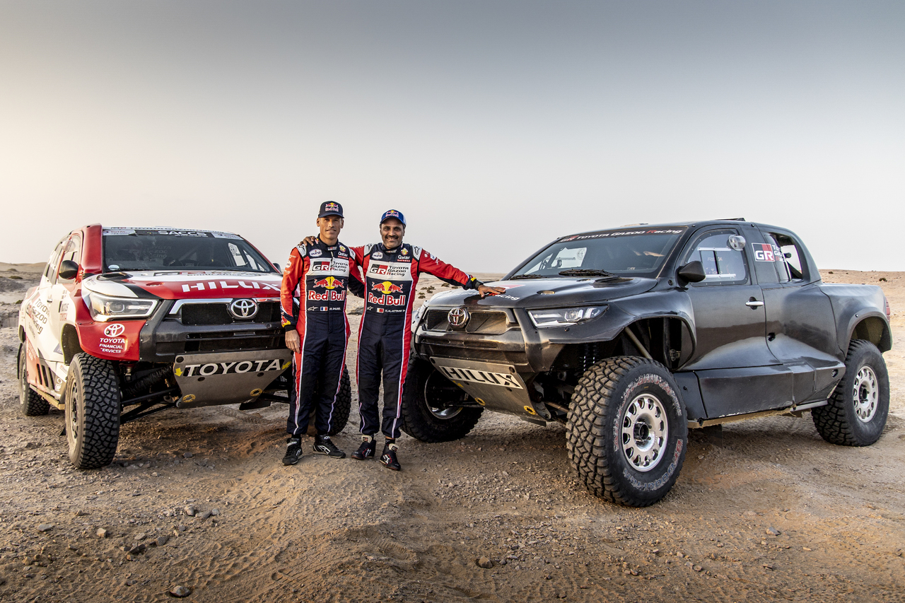 Toyota Gazoo Racing bereit für die härteste Rallye der Welt.