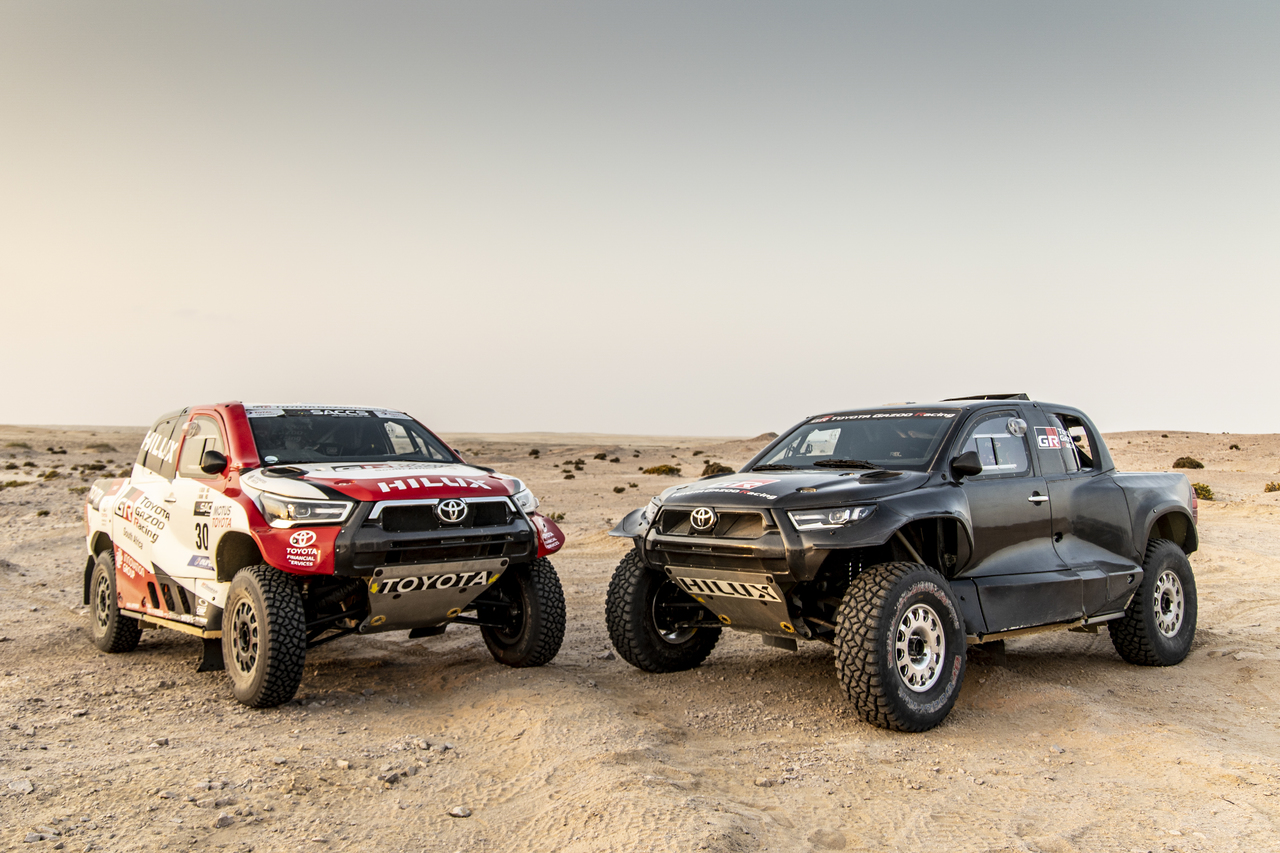 Toyota Gazoo Racing bereit für die härteste Rallye der Welt.