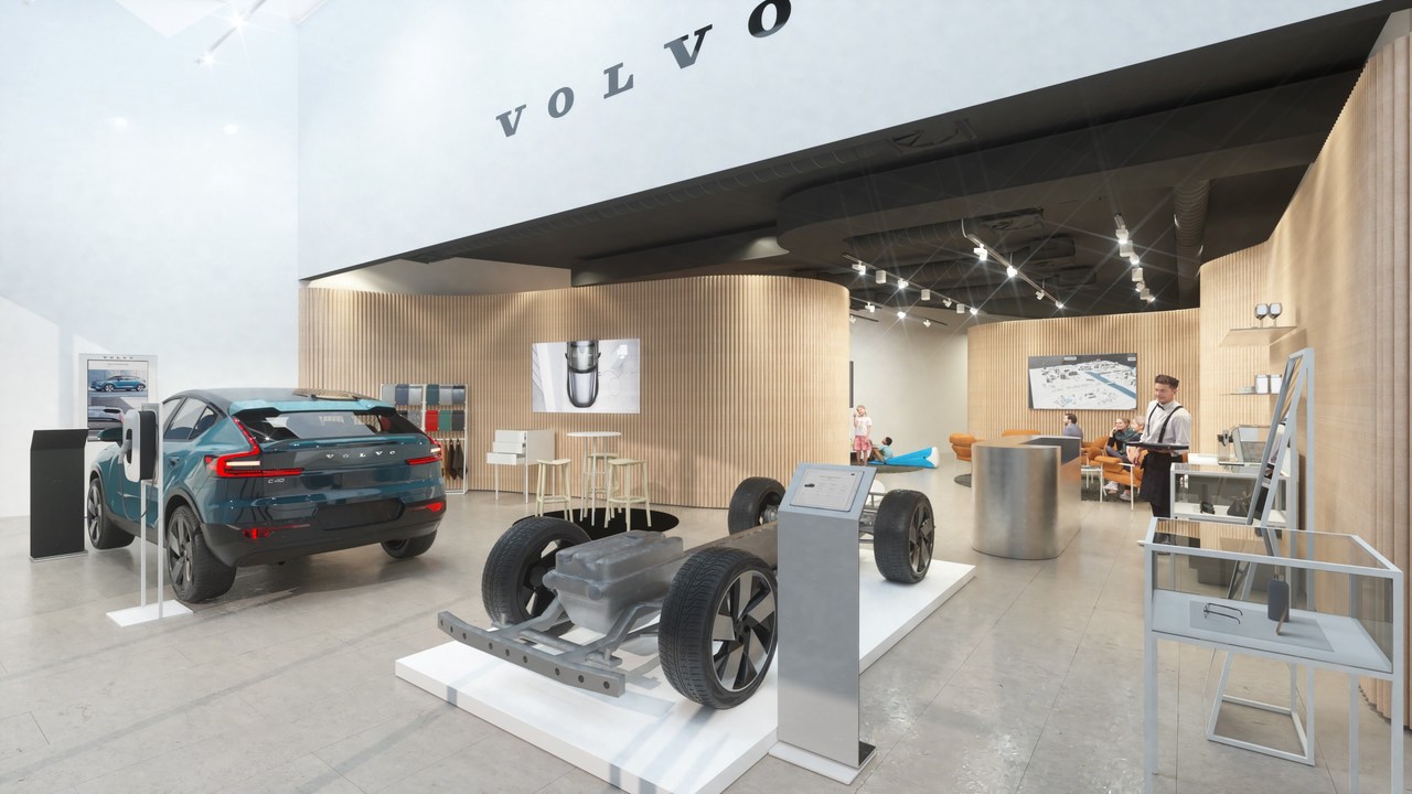 Erstes temporäres Volvo Studio in Deutschland: Premium-Marke zu Gast in der Outletcity Metzingen.