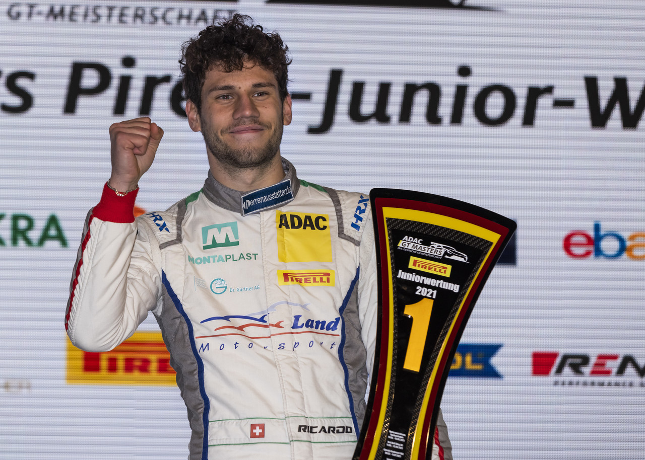 ADAC GT Masters: Ricardo Feller und Christopher Mies mit Audi Internationale Deutsche GT-Meister.