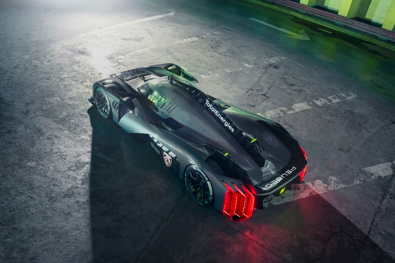 PEUGEOT 9X8 HYBRID Hypercar: Ultimatives Design.