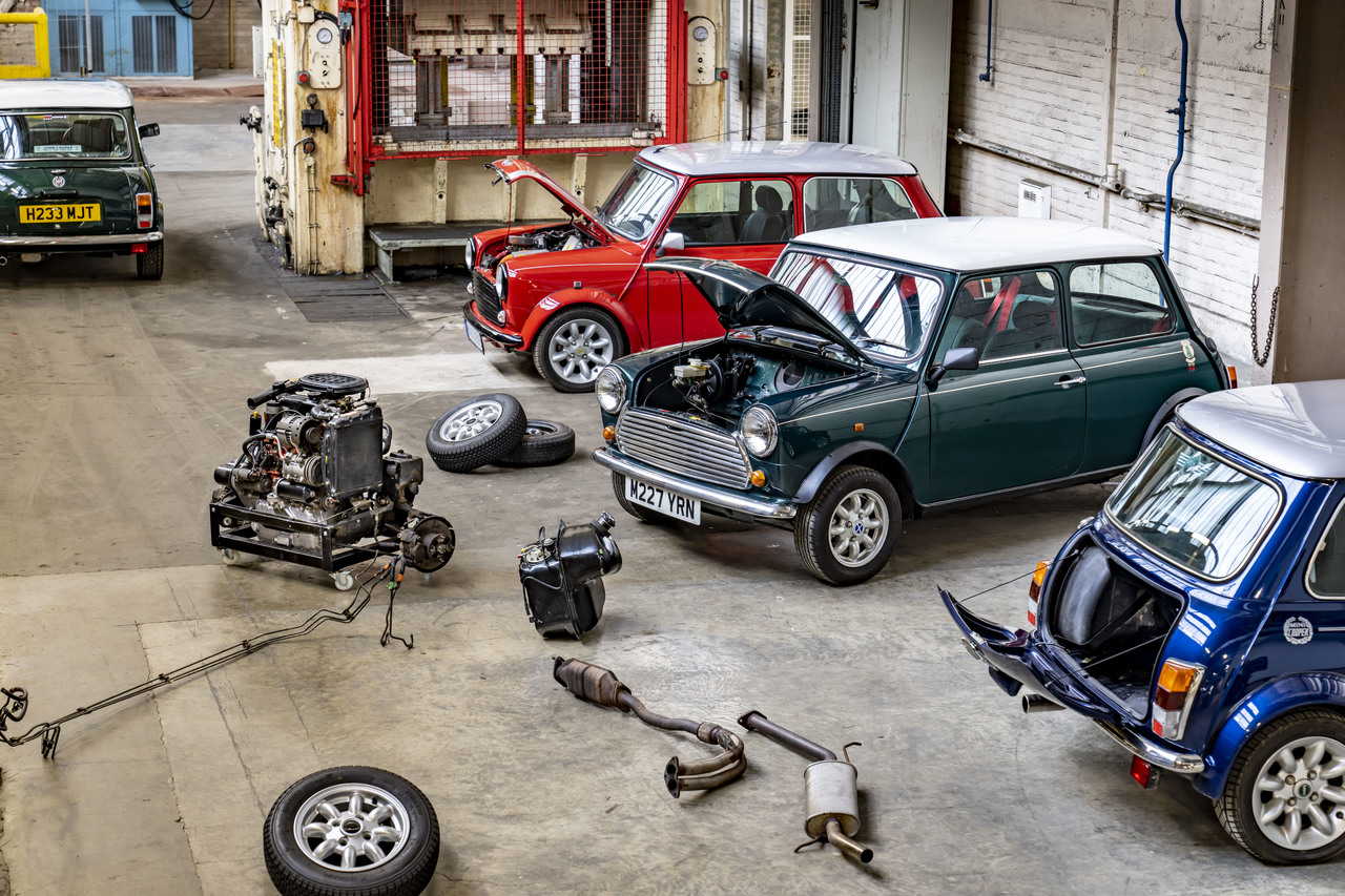 Recharged und elektrisierend: Der classic Mini startet in die Zukunft.