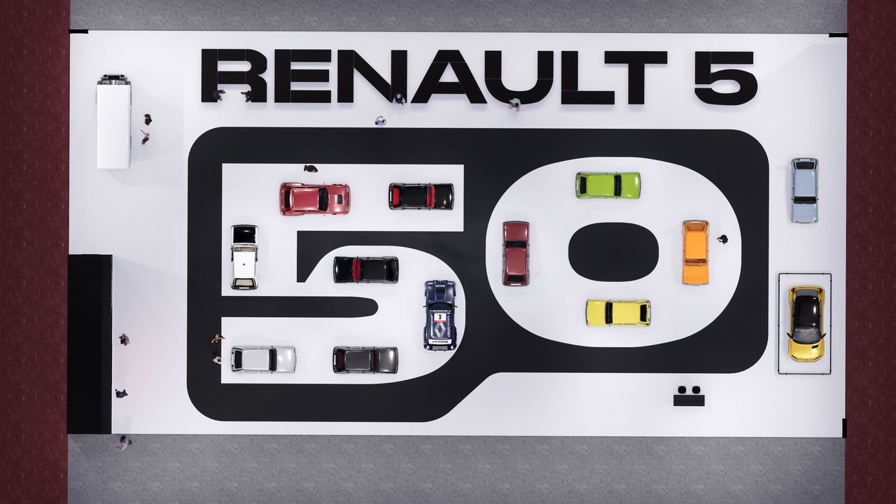 50. Geburtstag des Kultmodells – Renault zeigt zwölf ikonische Renault 5 Modelle.