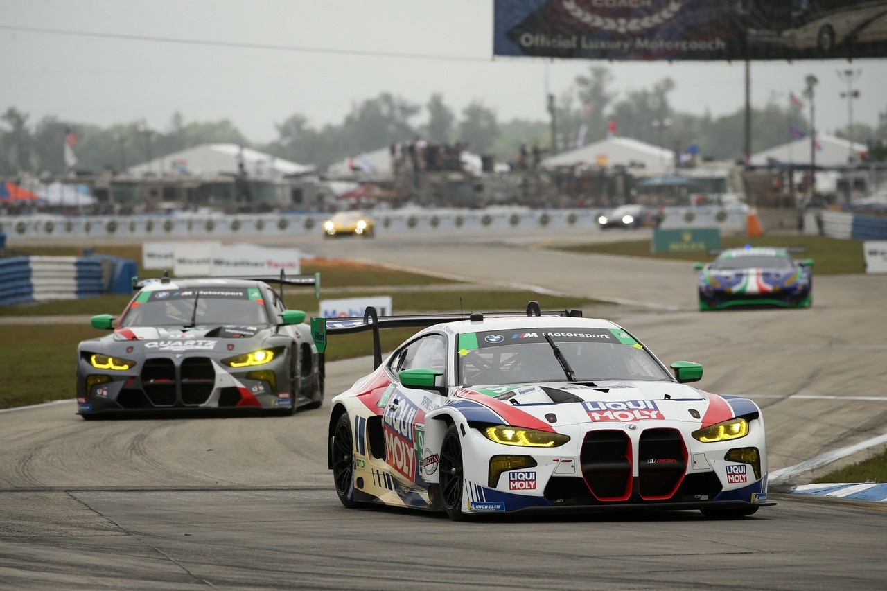 IMSA WeatherTech SportsCar Championship (2. Lauf), Sebring – BMW M4 GT3: Podiumskurs endet mit enttäuschendem Zieleinlauf.