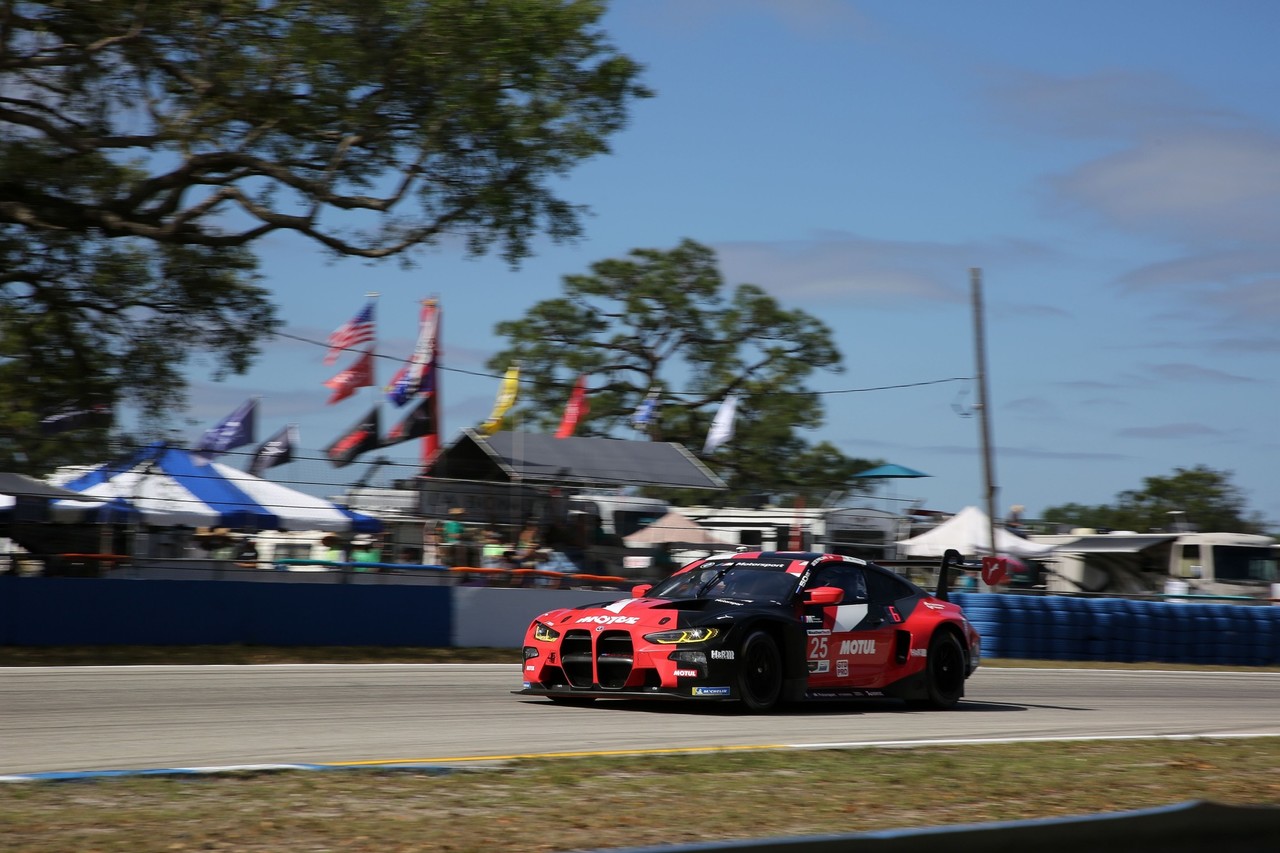 IMSA WeatherTech SportsCar Championship (2. Lauf), Sebring – BMW M4 GT3: Podiumskurs endet mit enttäuschendem Zieleinlauf.