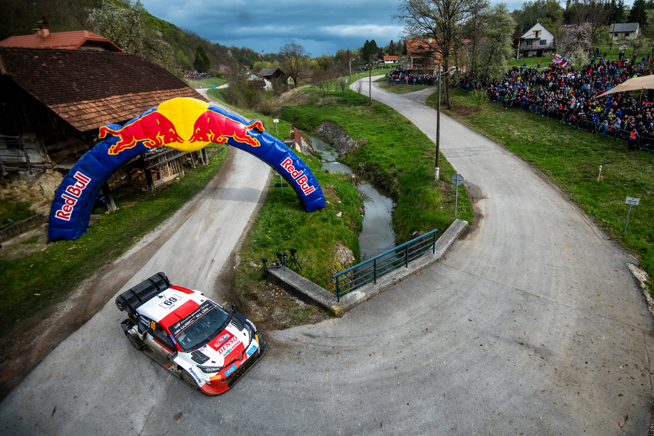 WRC 2022 Rallye Kroatien K. Rovanperä auf der letzten Etappe zum