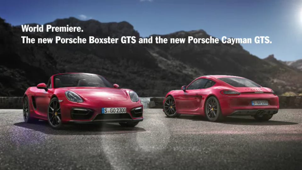 Pressefilm Boxster GTS und Cayman GTS