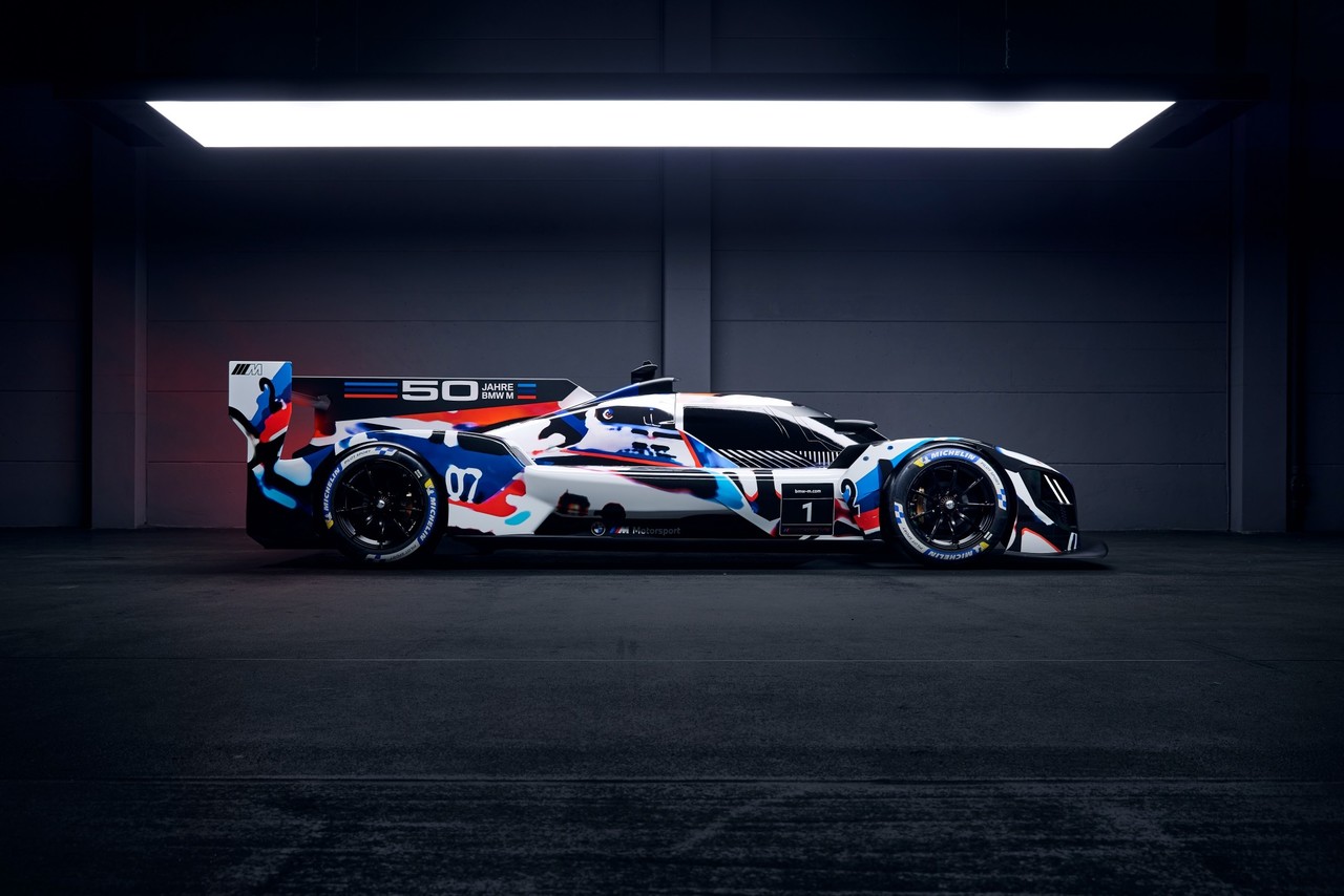 Neues Design, neuer Name: BMW M Hybrid V8 erhält aufregende Camouflage-Livery mit historischen Elementen.
