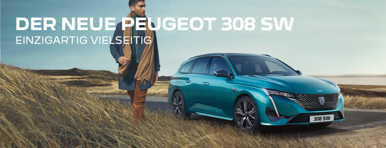 Marktstart des neuen PEUGEOT 308 SW.