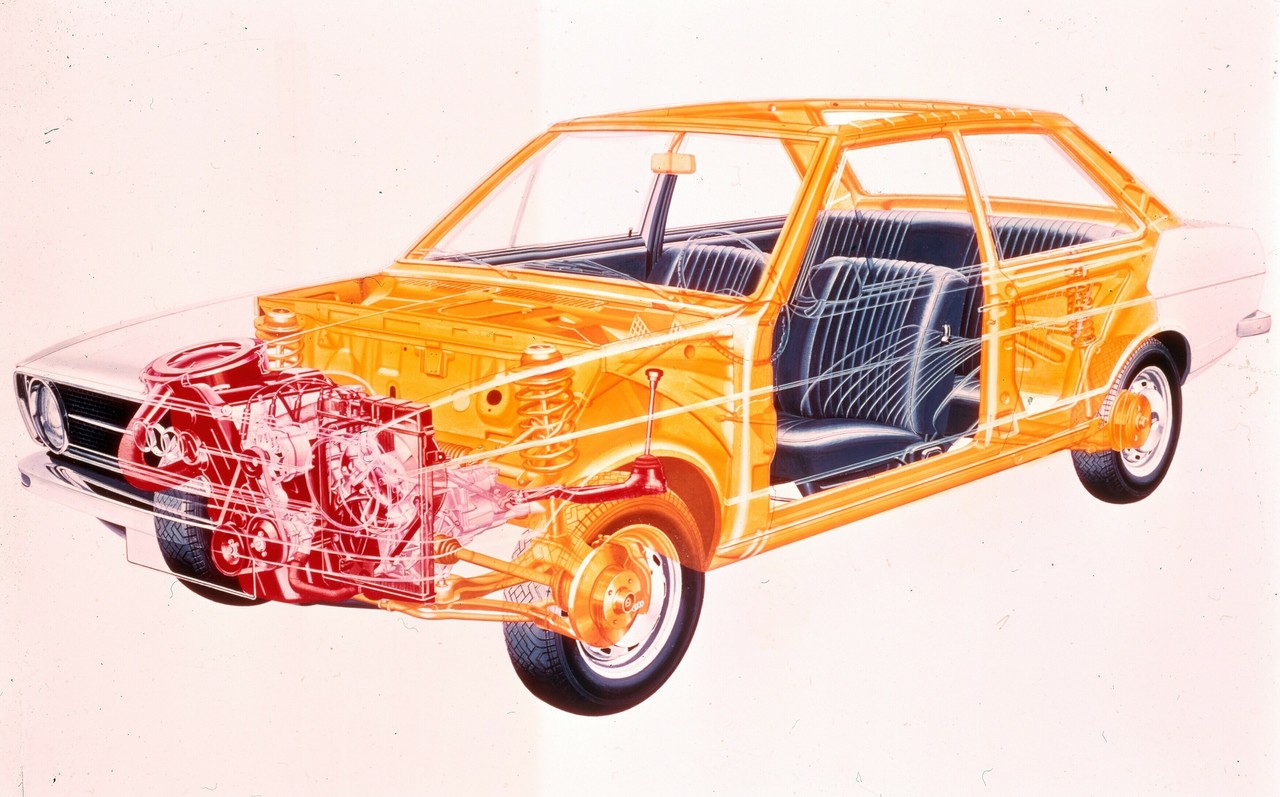 Mit diesem Auto trifft Audi den Zeitgeist: erster Audi 80 vor 50 Jahren vorgestellt.