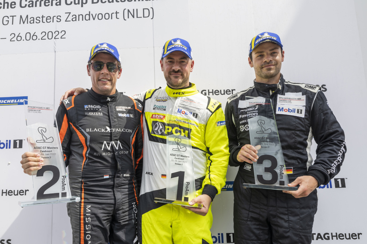 Porsche Carrera Cup Deutschland, 8. Lauf, Zandvoort: Heimsieg für ten Voorde, Heinrich zur Saisonhalbzeit an der Spitze.