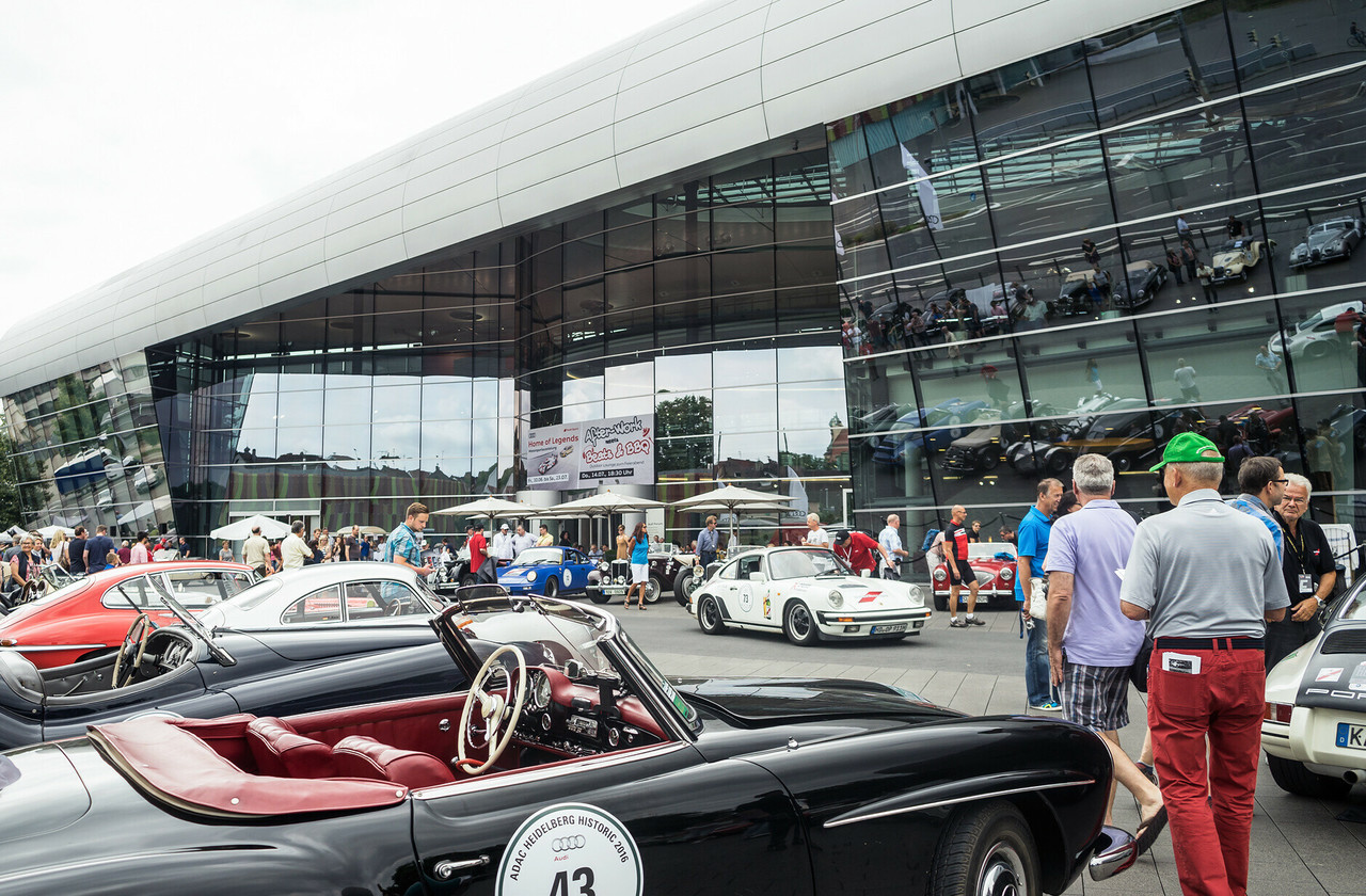 Heidelberg Historic zu Gast im Audi Forum Neckarsulm.