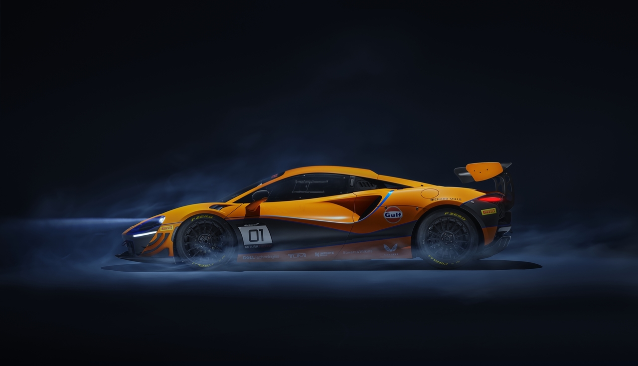 Neue Pro-Am McLaren Trophy-Meisterschaft mit maßgeschneidertem Artura-Rennwagen bei GT World Challenge Europe-Veranstaltungen im Jahr 2023.
