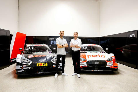 René Rast Fairwell  René Rast, Rolf Michl Abschied Motorsport.jpg