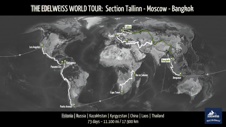 Motorcycle Worldtour | Tallinn - Bangkok | by Edelweiss Bike Travel