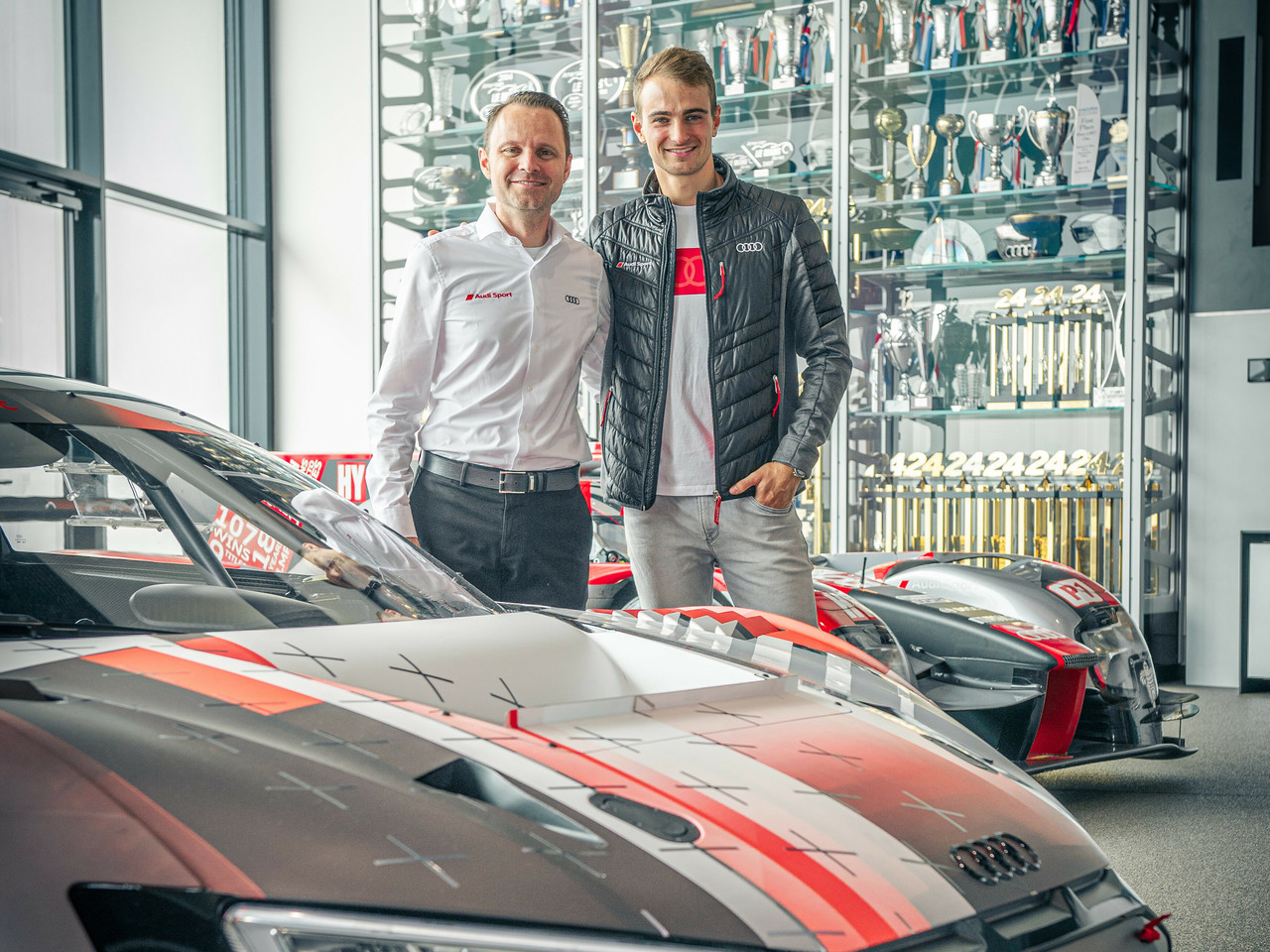 Audi sagt „Vielen Dank und alles Gute, Nico Müller“.