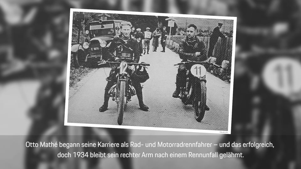 Otto Mathé: Ein Rennfahrer par Excellence – selbst ein gelähmter recter Arm konnte ihn nicht aufhalten.